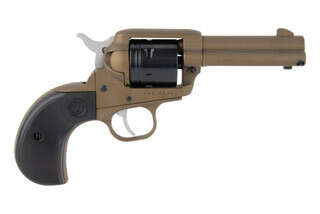 Ruger Wrangler .22 LR Revolver with Birdshead grips and Bronze Cerakote finish